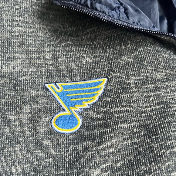 Johnnie-O Full Zip Fleece Jacket XL St. Louis Blues Hockey NHL - Picture 4 of 6